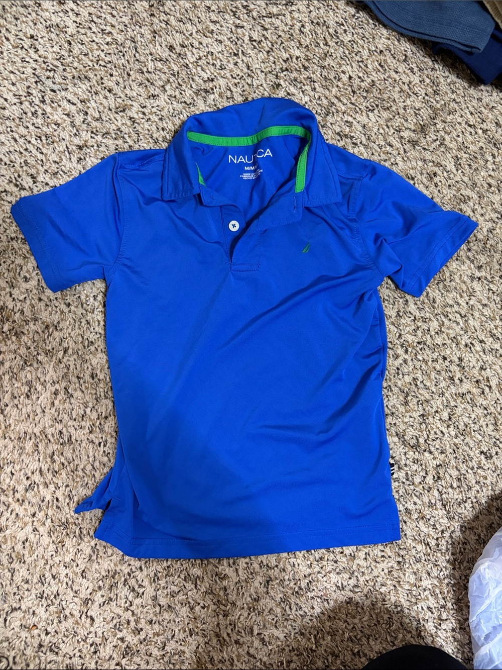 Nautica Boys' Royal Blue Performance Polo